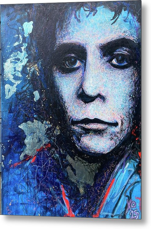 Blu Lou - Metal Print